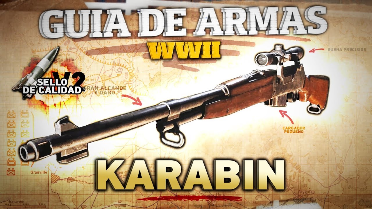 GUIA de ARMAS COD WWII - KARABIN, el arma MÁS INFRAVALORADA (Estadísticas y Mejores Clases)