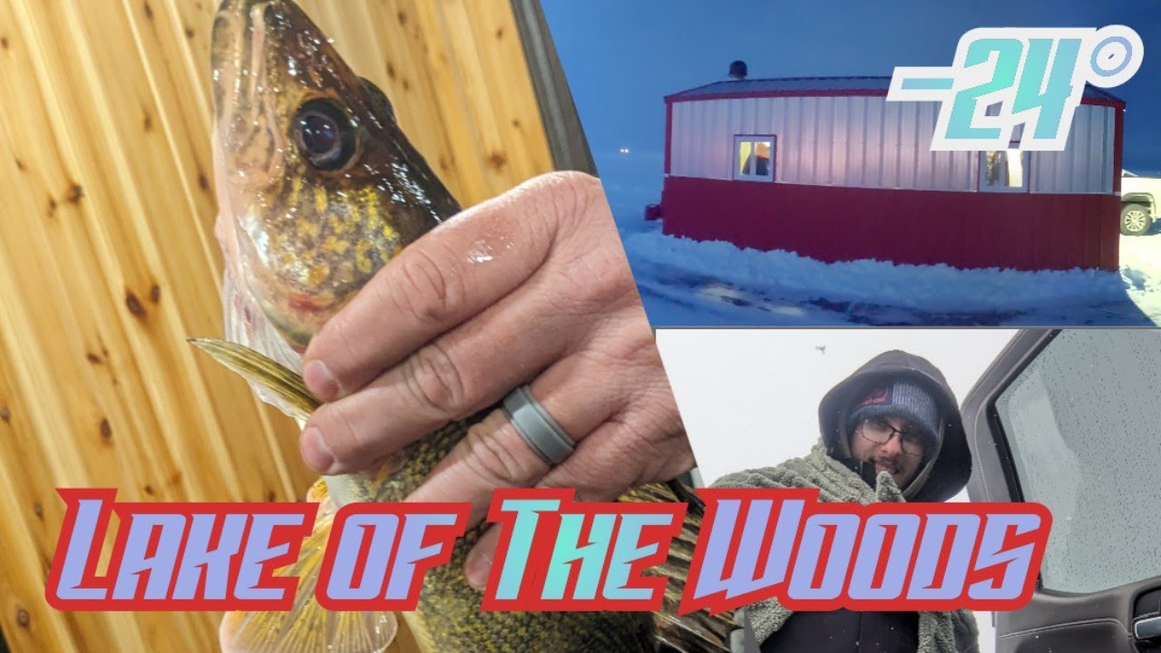 Ice Fishing at Lake of The Woods | 30 Inches of Ice!