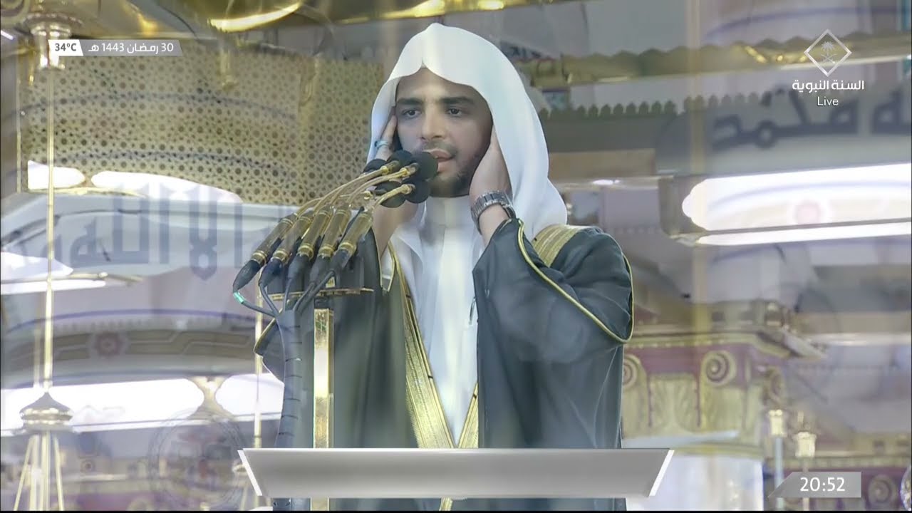 أذان العشاء للمؤذن عمر سنبل الأحد 30 رمضان 1443هـ