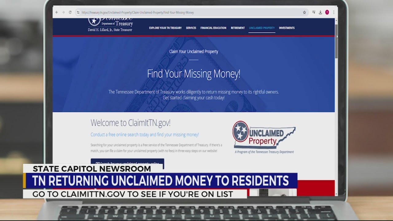 Tennessee returns unclaimed money to residents