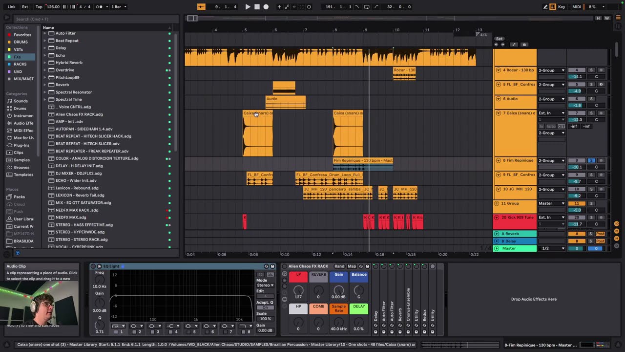 Criando a Intro da track ''Escola de Samba''de Alien Chaos