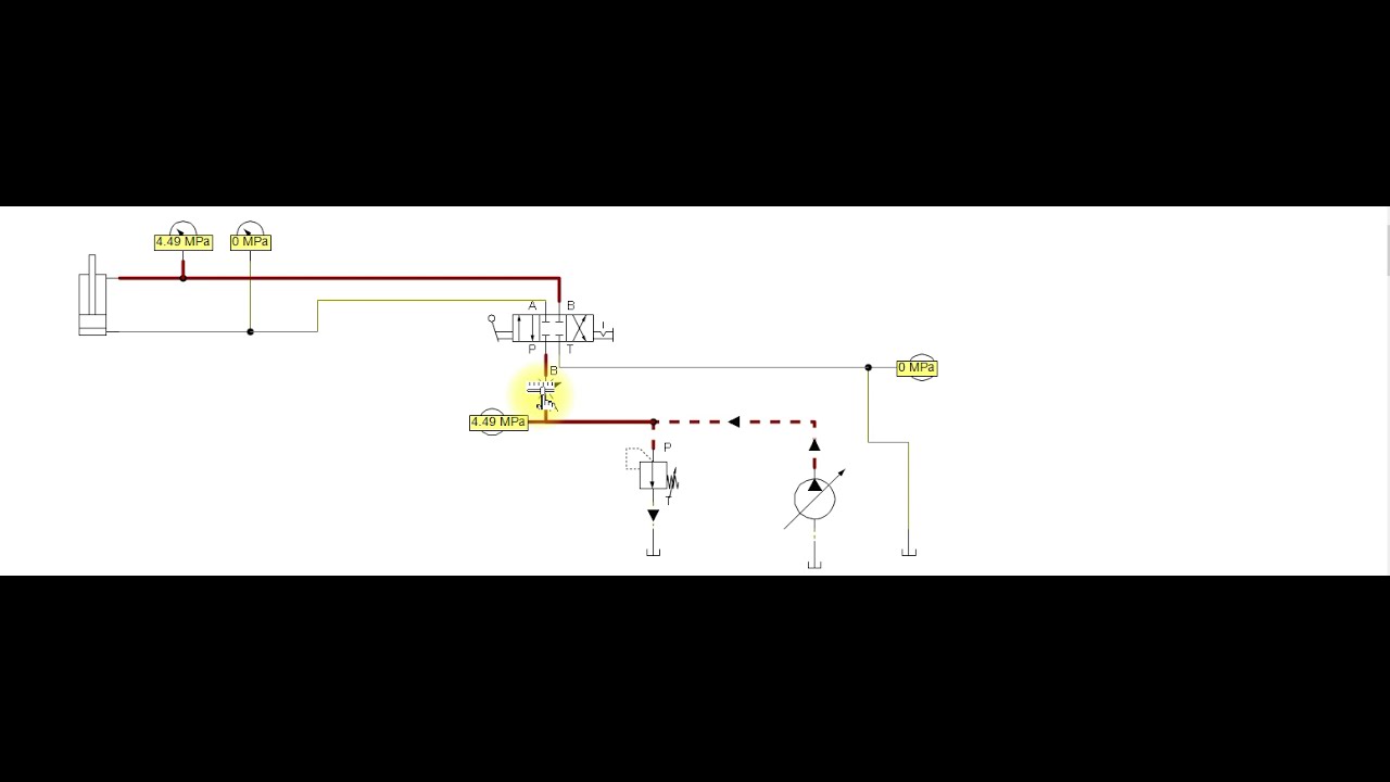 Hydraulic component working simulation# How to work hydraulic component