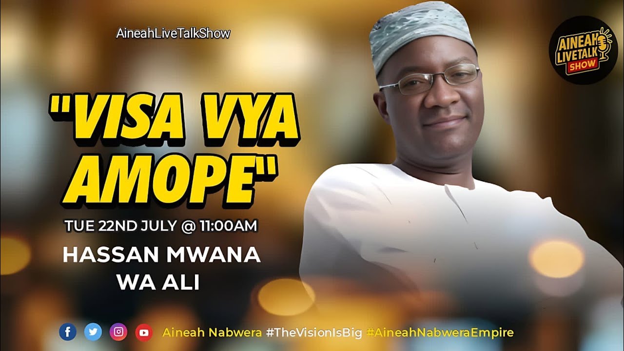 HASSAN MWANA WA ALI aka AMOPE live WITH AINEAH NABWERA #AineahLiveTalkShow