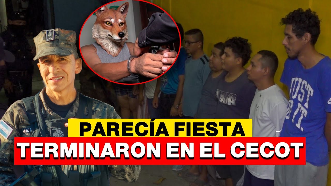 PARECÍA FIESTA pero eran MALACATES escondidos en La Tiendona y acabaron en el CECOT