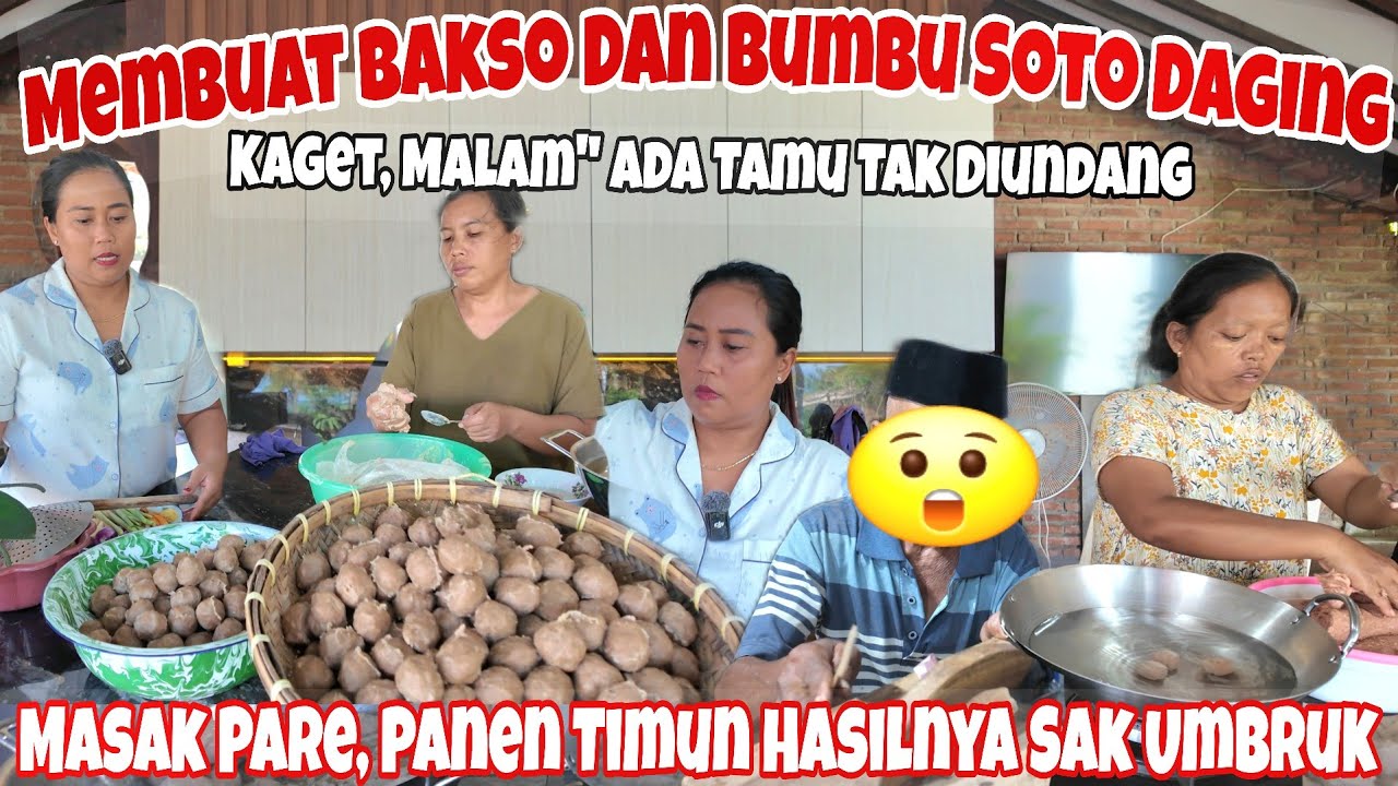 MEMBUAT BAKSO SAK UMBRUK DAN BUMBU SOTO‼️PERSIAPAN MASAK BANYAK BUAT BUKBER BARENG TWL & KELUARGA 