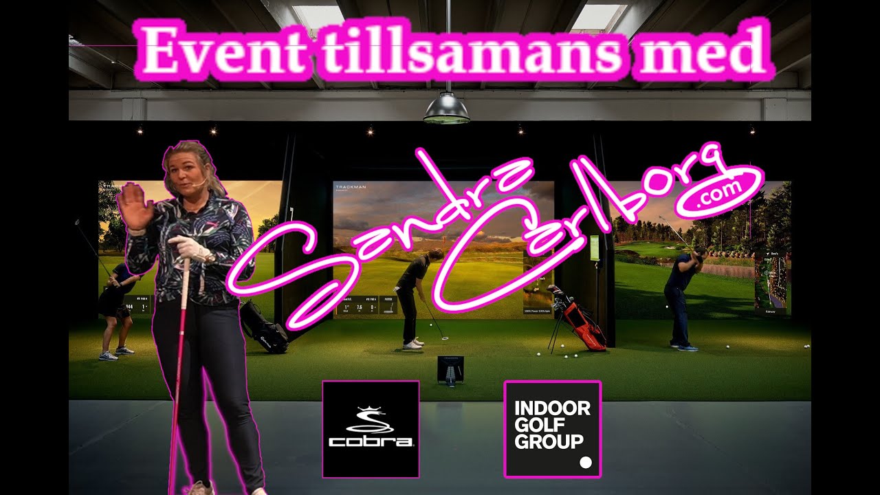 Lär dig slå långa drivar! Jag & Cobra Golf är på Indoor golf Bromma. Snackar golf & öser drives!