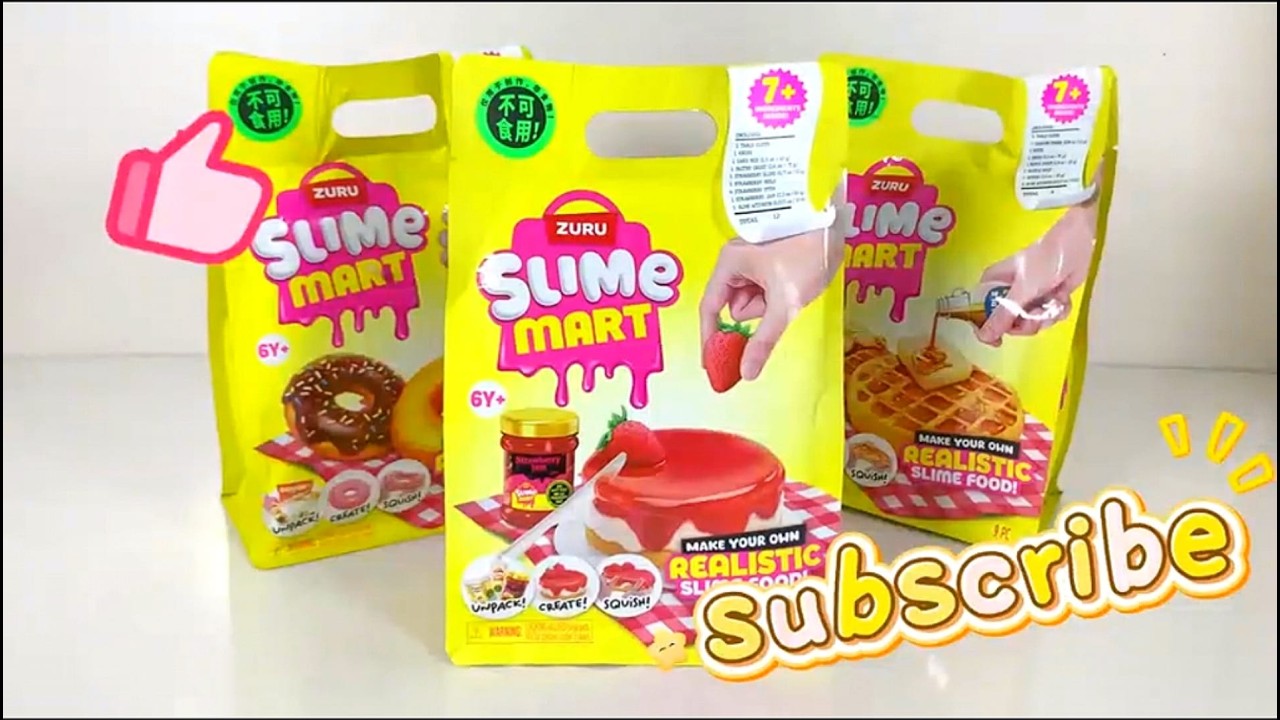 I Made FAKE Food! 🍦 Zuru Slime Mart Unboxing|ASMR
