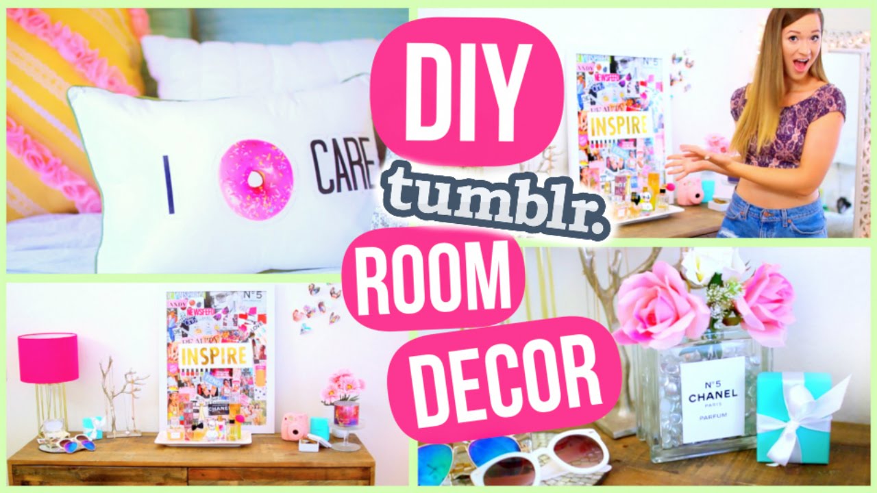 DIY Room Decor! Tumblr Inspired Room Decorations!