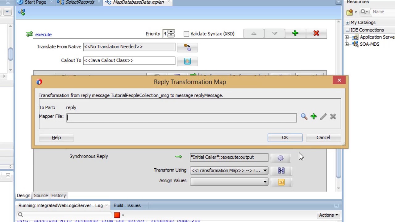 Oracle SOA Tutorial - Exposing a DB Adapter