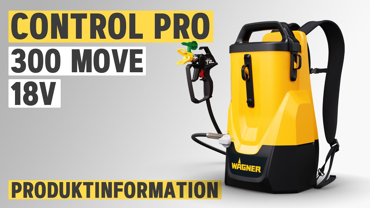 Control Pro 300 Move 18V  -  Inbetriebnahme, Tipps & Tricks, Reinigung, Wartung | WAGNER