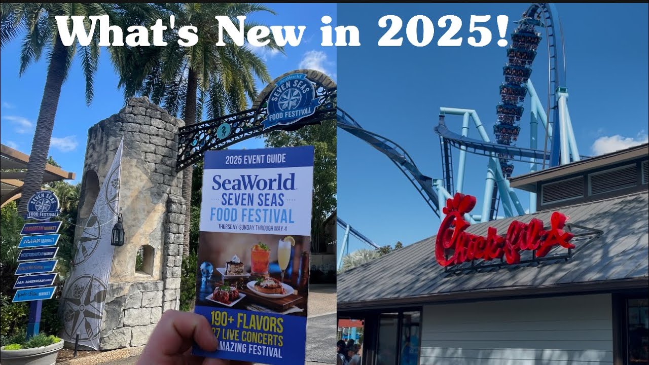 What’s New at SeaWorld Orlando for 2025!