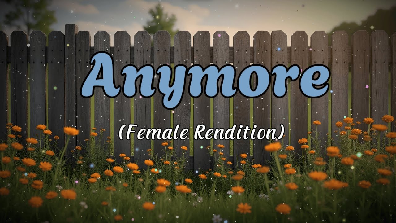 Anymore - Female Rendition | Lyrics Video | Digitally Made Country Music #countrymusic #aimusic