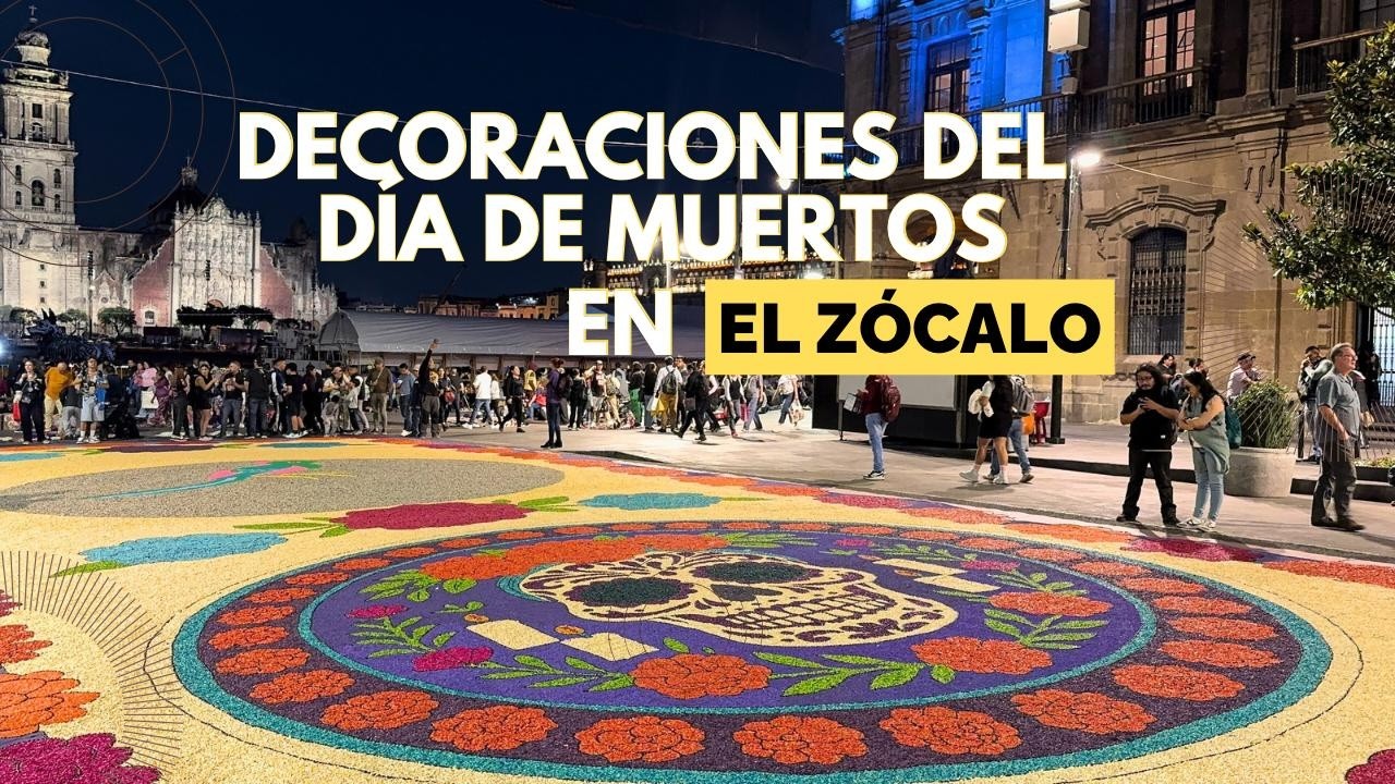 Сердце Мексики, живее, чем когда-либо 🇲🇽#cdmx #2025 #dayofthedead #zocalo #zócalocdmx #4k