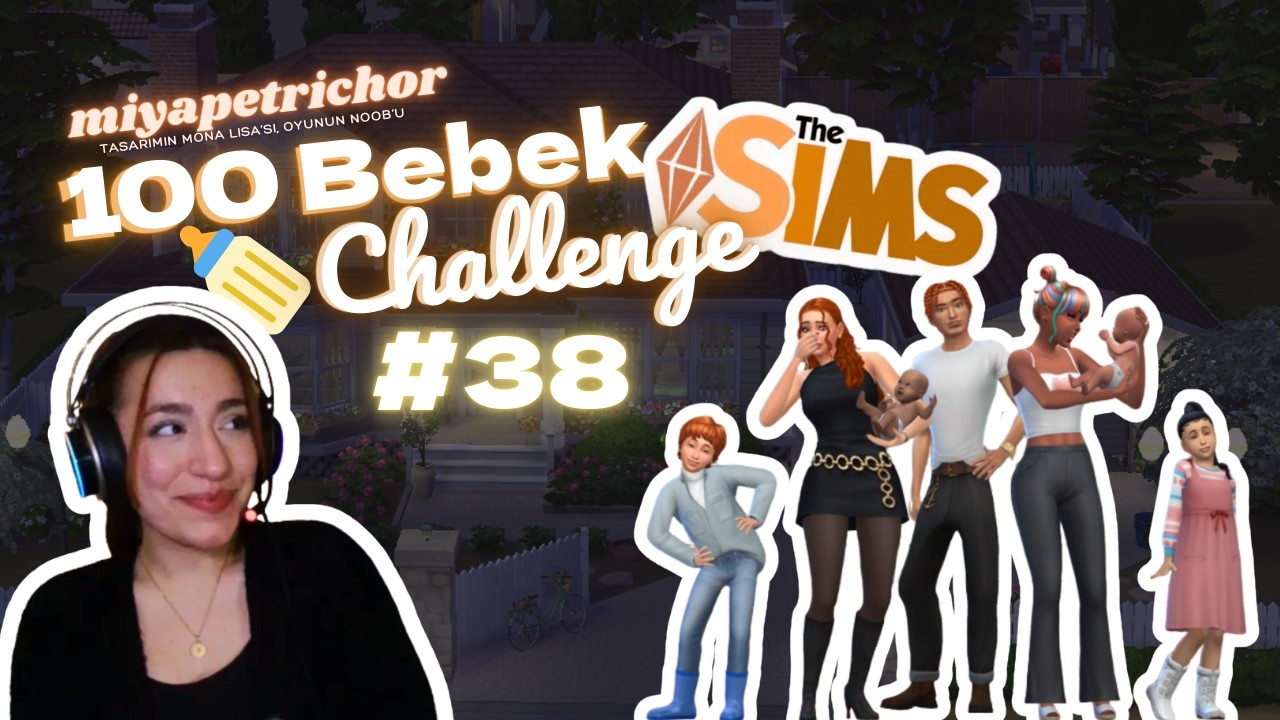 KURT ÇOCUKLARIMIZ GELDİ | 100 Bebek Challenge | Bölüm 38 (The Sims 4)