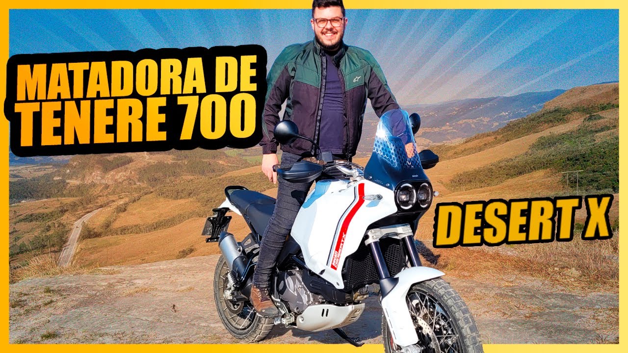 TESTE DUCATI DESERT X *MOTO RAÍZ QUE DEIXA YAMAHA TENERE 700 COM INVEJA*