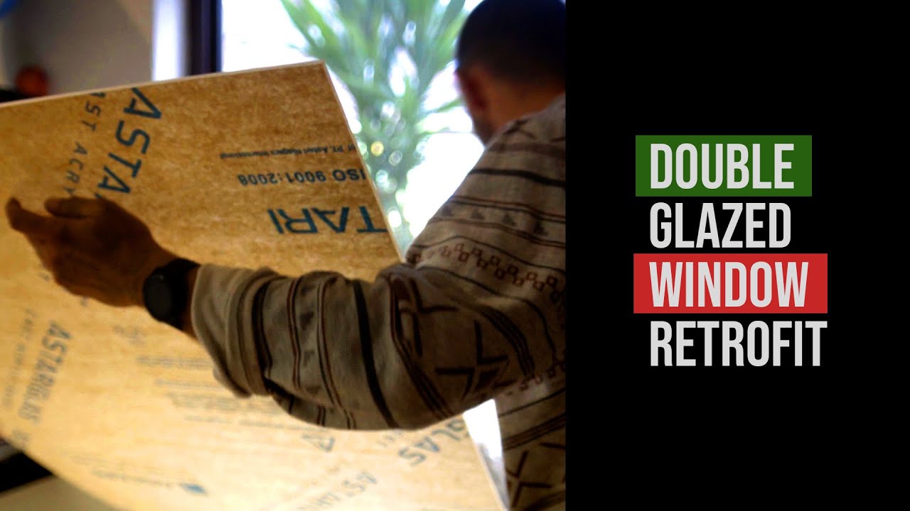 DIY Retrofit Double Glazed Windows Cheap and Semi Permanently!