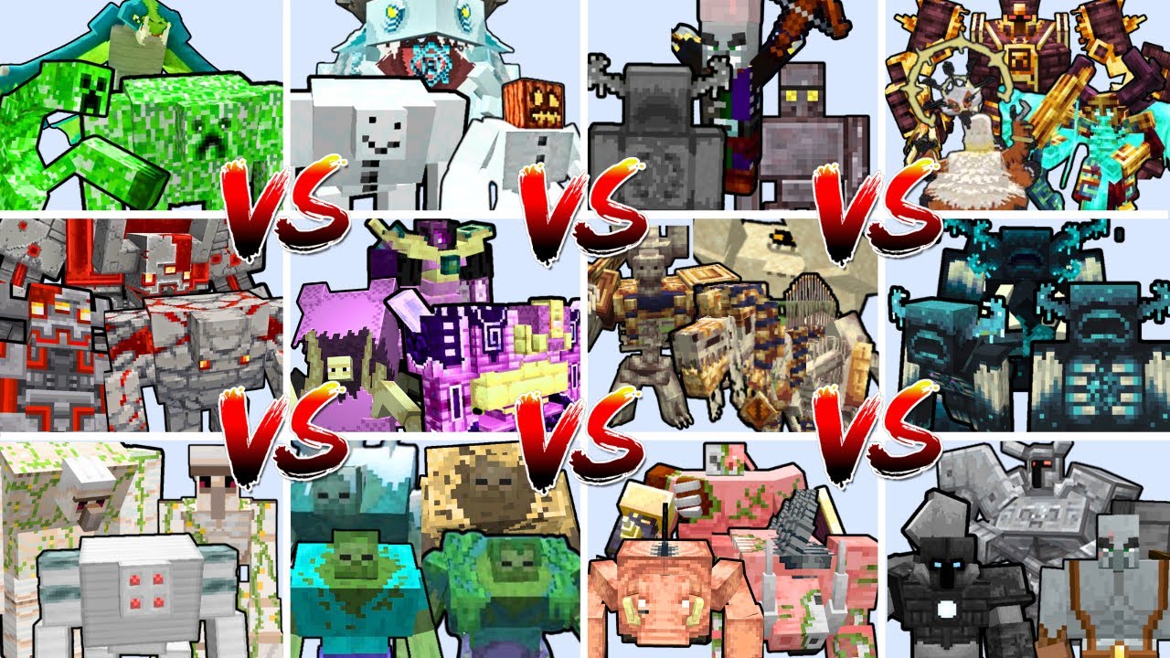 BOSS MOBS SQUADS TOURNAMENT | Minecraft Mob Battle