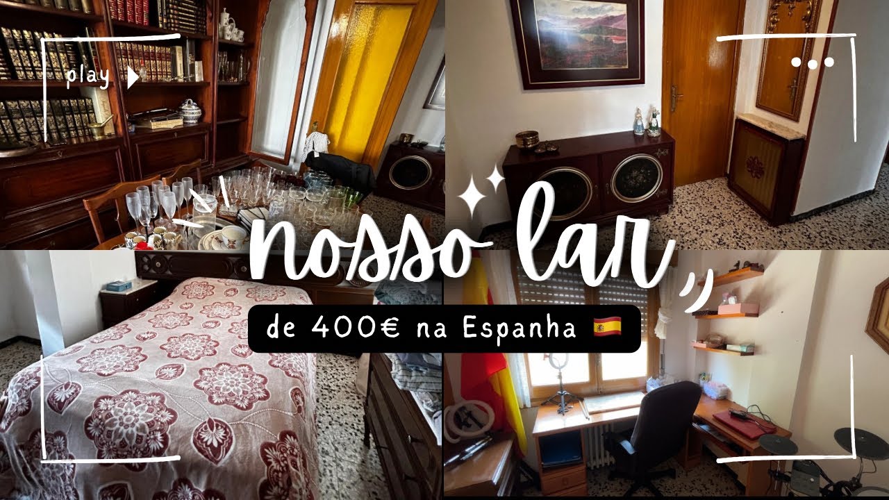 TOUR por nosso APARTAMENTO na Zona Rural da ESPANHA 🇪🇸🌾