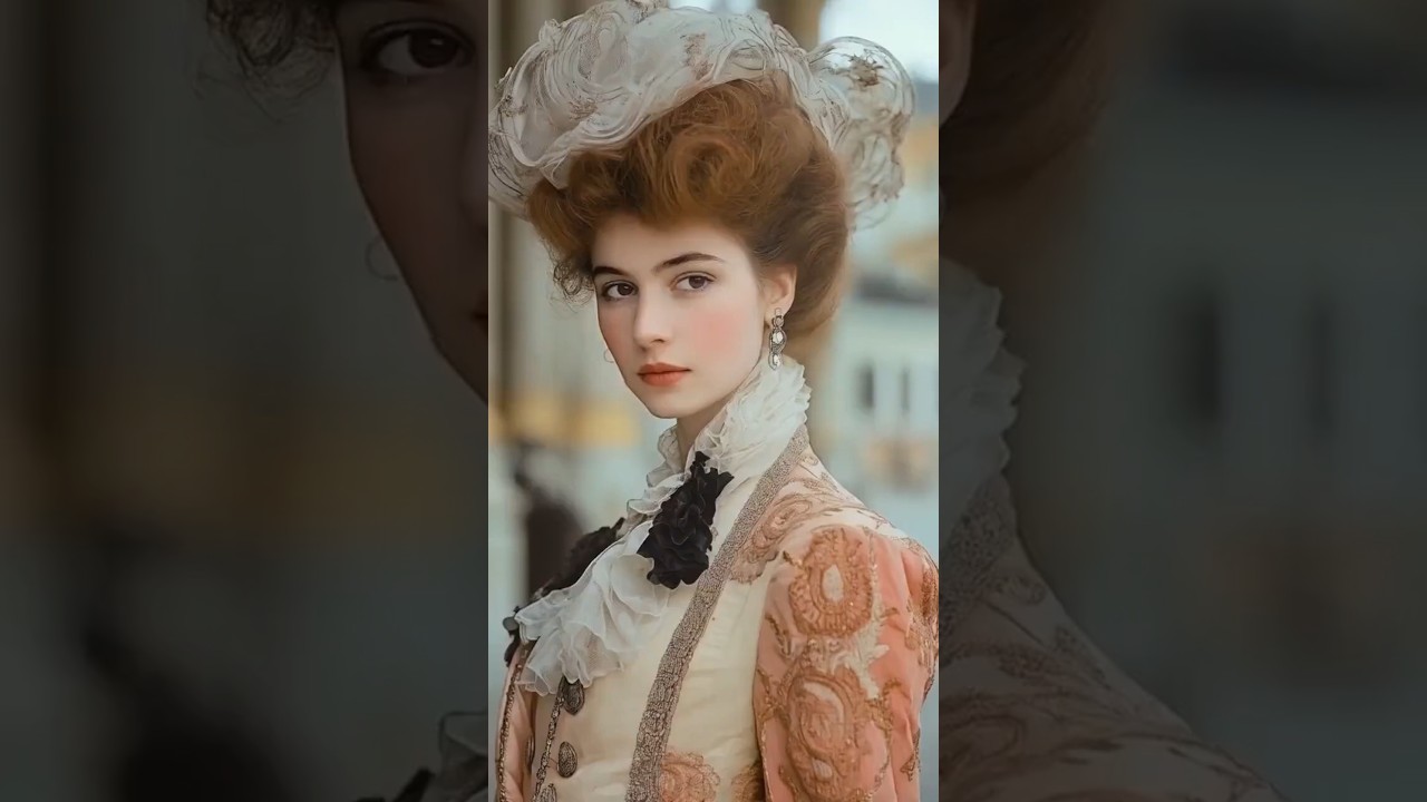 Elegant Victorian-Inspired Fashion Showcase #victorianfashion #highfashion #elegance