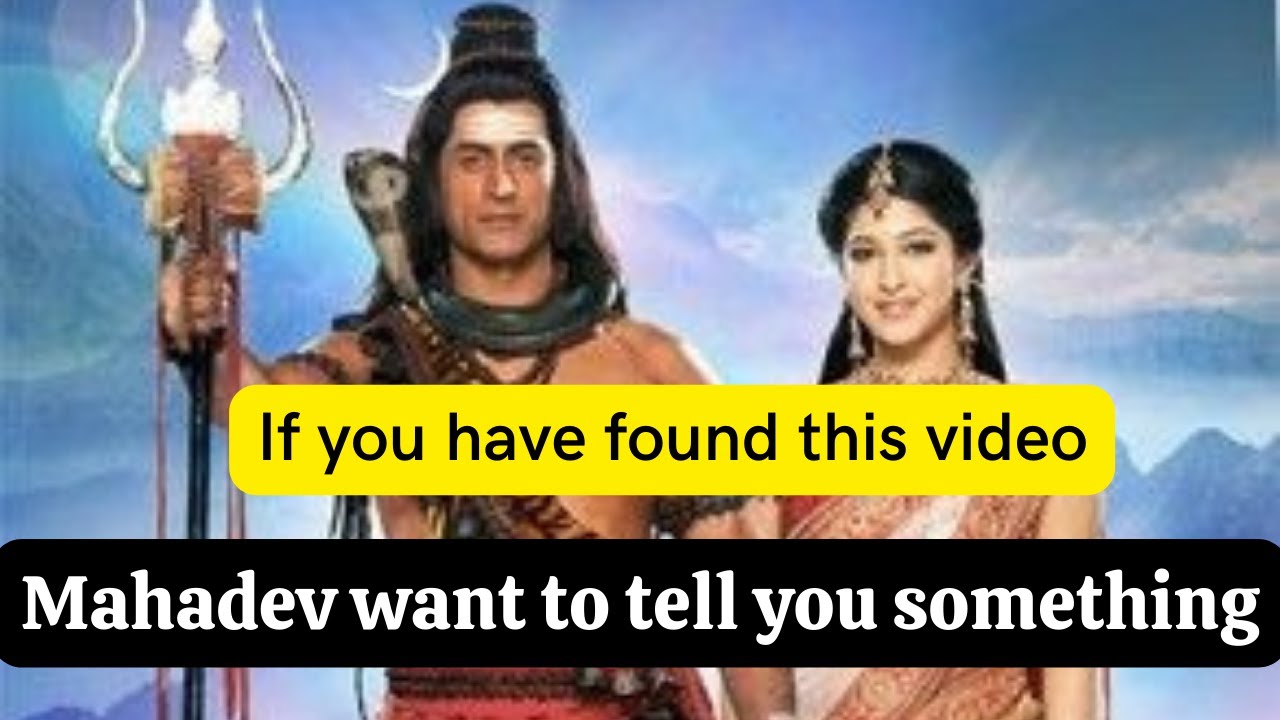 Message from 🕉️ Mahadev | 🛑 Urgent message from Mahadev| lord shiva message