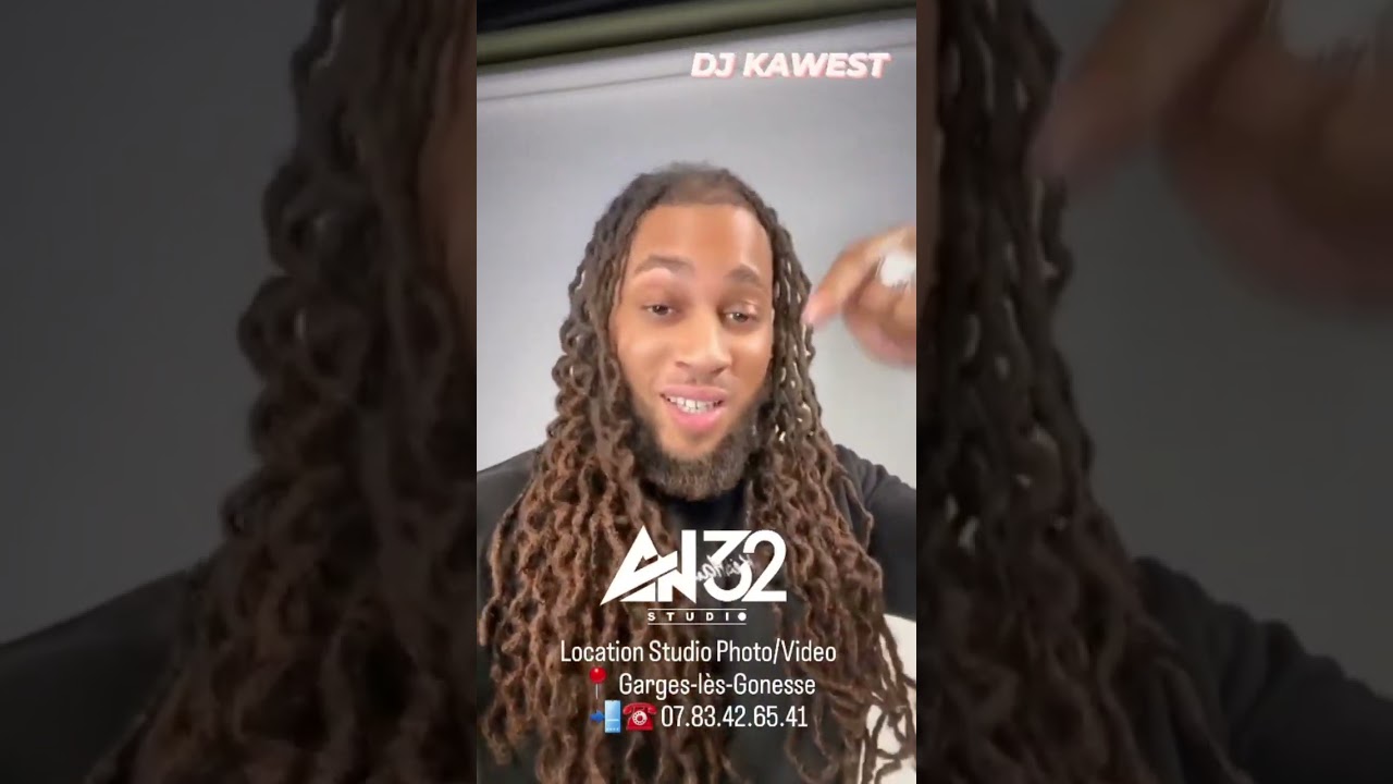 DJ Kawest dans les locaux d' AN32 Studio