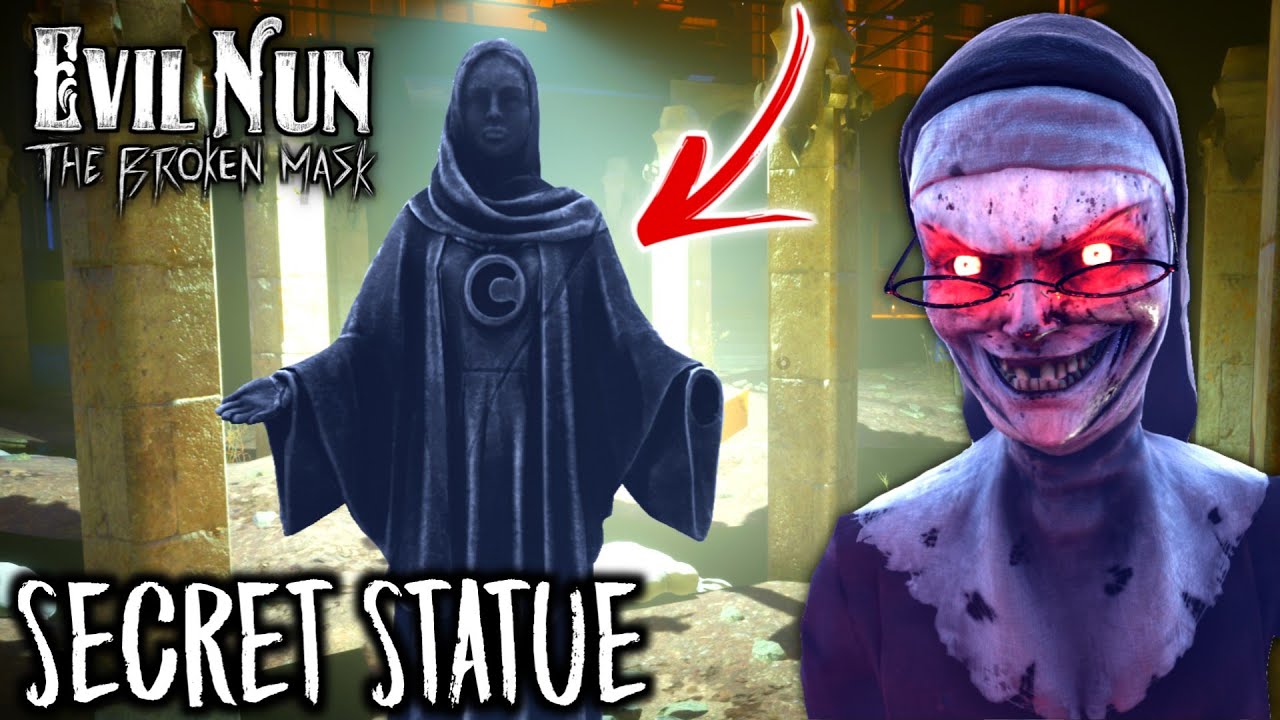 Evil Nun The Broken Mask - The SECRET of the CEMETERY STATUE 😃