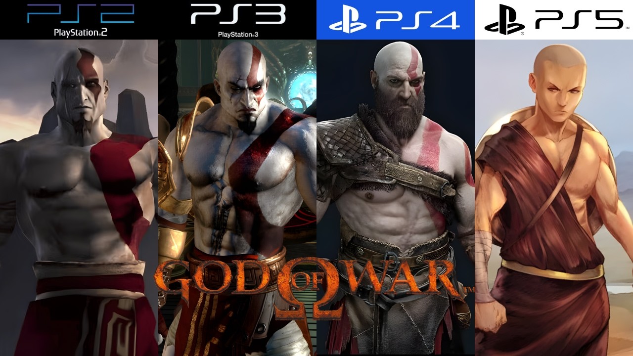 GOD OF WAR PlayStation Evolution (2005-2026)