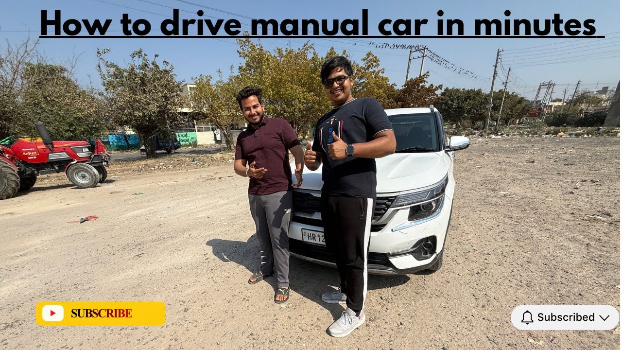 How to Drive a Manual Car in Just 10 Minutes! (Step-by-Step) // Mayank Juneja // KIA SELTOS