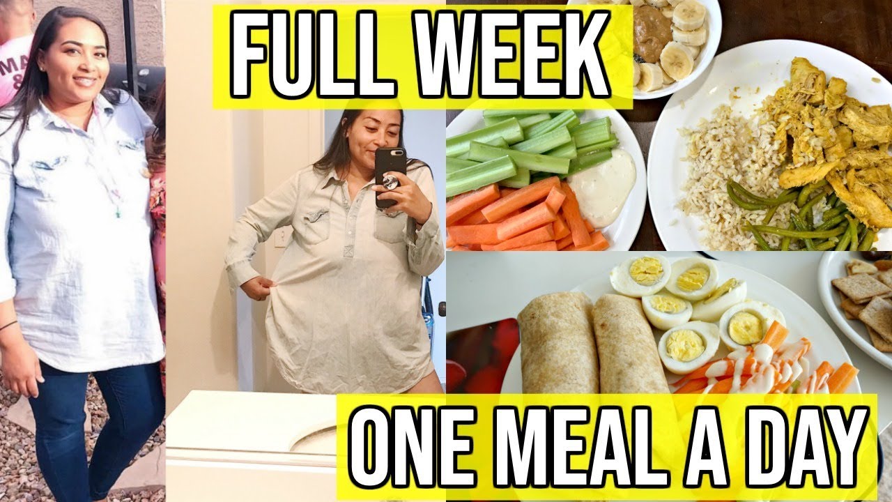 Целая неделя питания один раз в день (OMAD) / OMAD + интервальное голодание для снижения веса