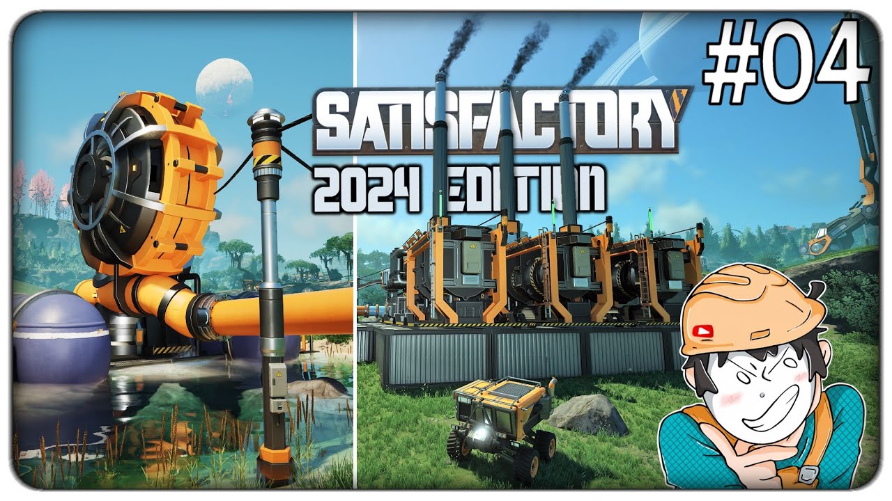 COSTRUIAMO LE CENTRALI A CARBONE E SCOPRIAMO LE NUOVE TUBATURE IDRICHE | Satisfactory 2024 - ep.04