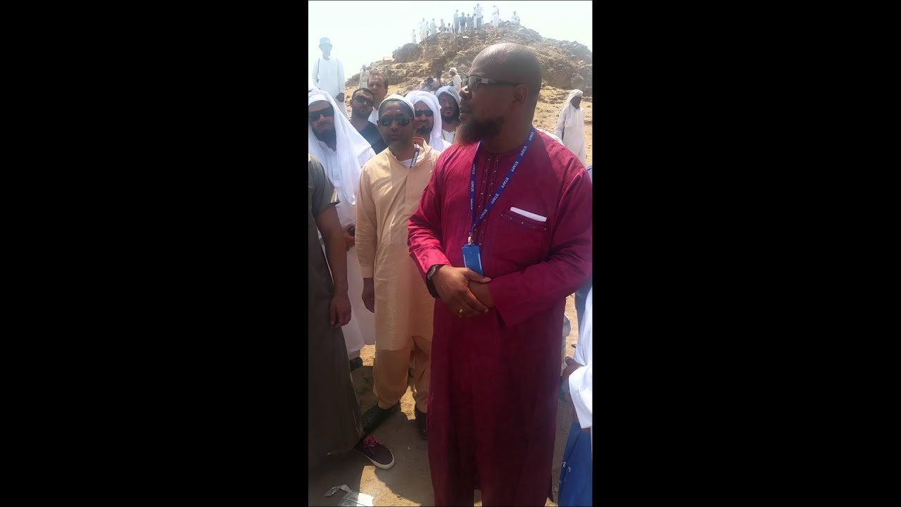 Abu Usamah talk at Mountain Uhud