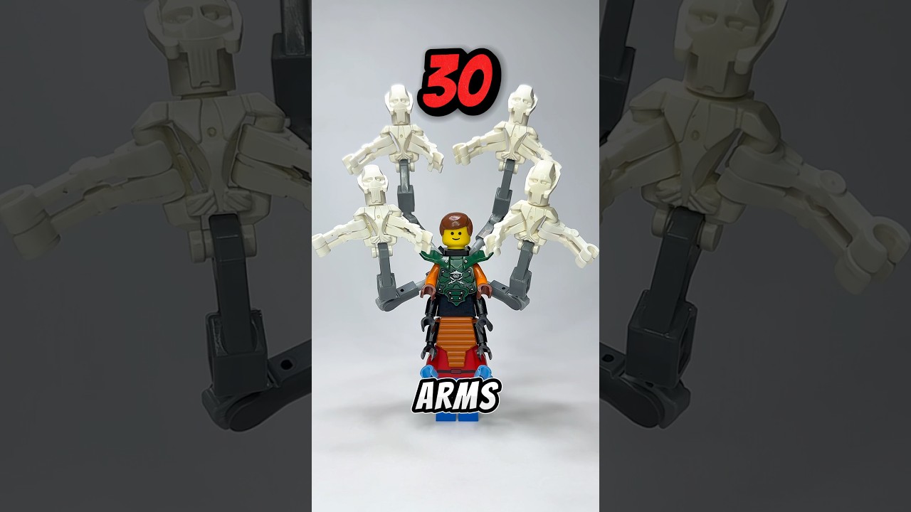 БОЛЬШИНСТВО рук, которые может иметь минифигурка LEGO, это&hellip; #lego #legos #shorts