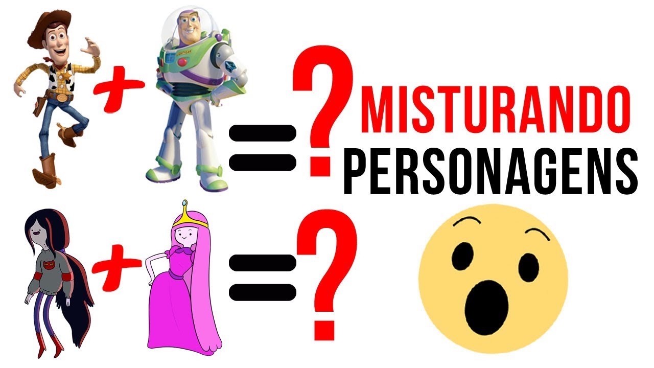MISTURANDO PERSONAGENS FAMOSOS - DESAFIO ART&Iacute;STICO