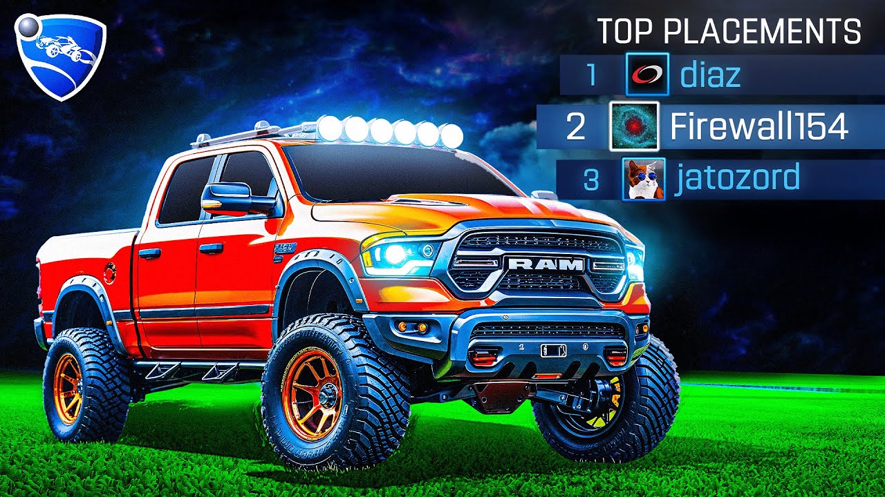 a NOVA DODGE RAM num CAMPEONATO NÍVEL PRO de X1 do ROCKET LEAGUE 🏆