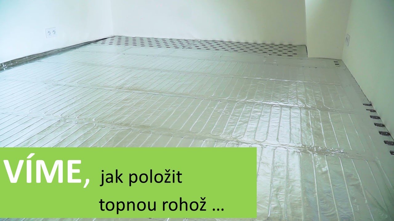 Instalace topné rohože HML od V-systém elektro