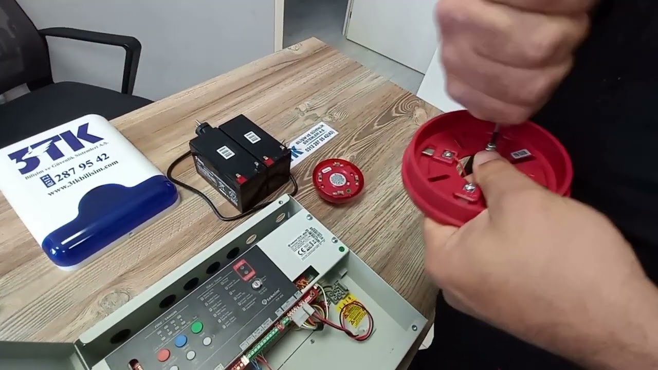TEKNIM KONVANSIYONEL YANGIN ALARM SISTEMI KURULUM VE DEVREYE ALMA