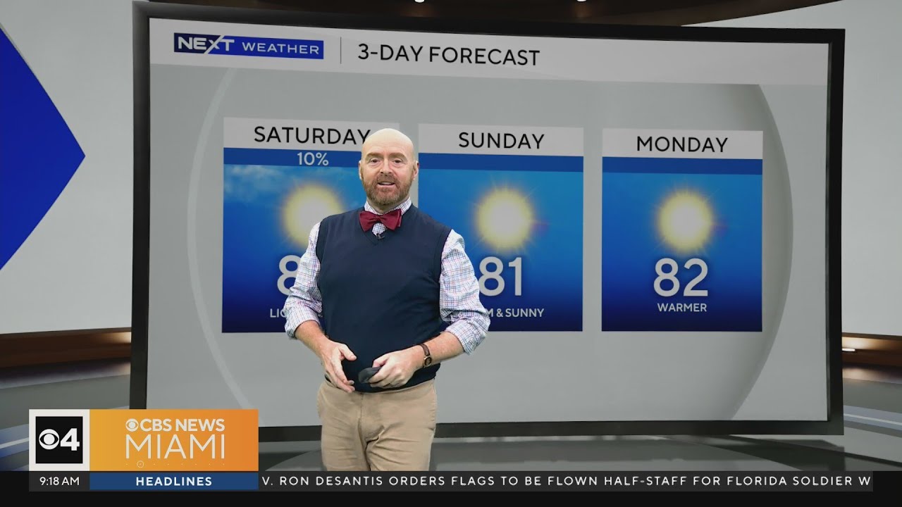 The beginning of spring is bringing warm, sunny weather to South Florida