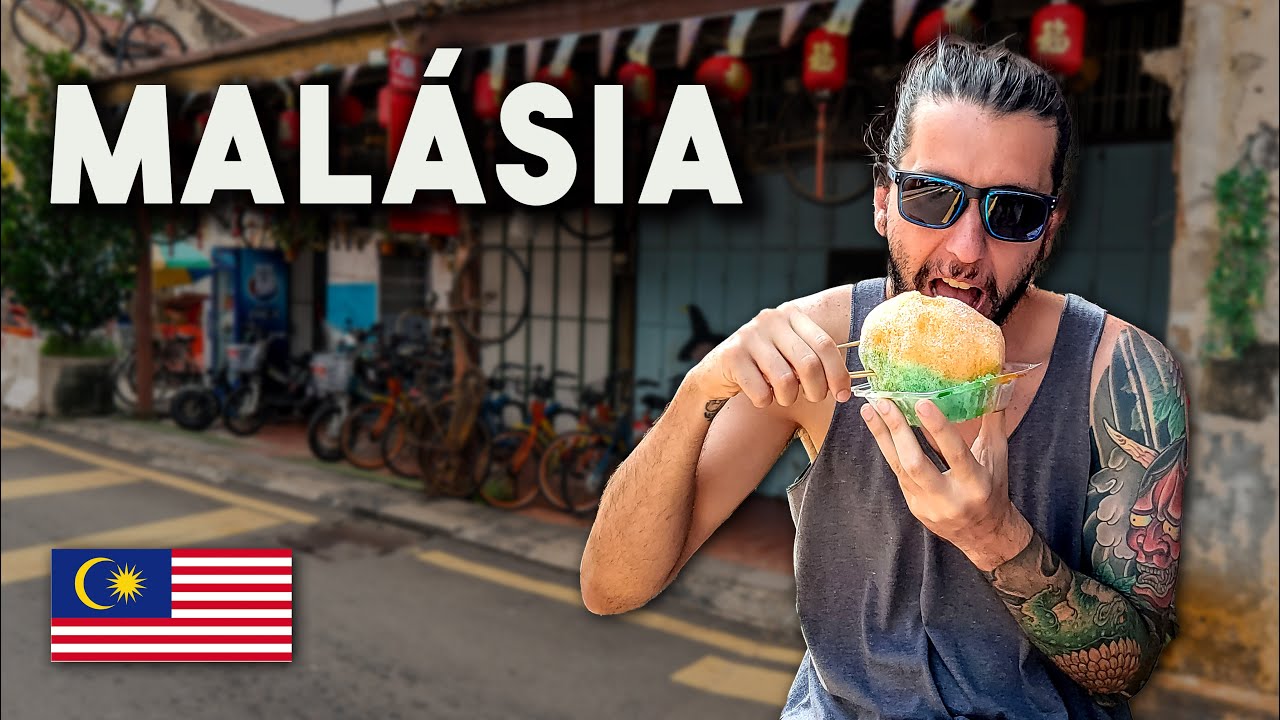 EXPERIMENTANDO AS COMIDAS DE RUA DA MALÁSIA 🇲🇾