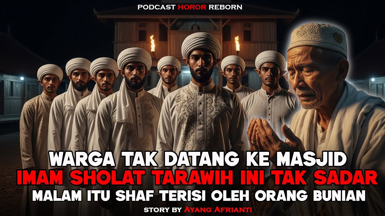 Kisah Orang Bunian Menjadi Makmum Sholat Tarawih‼️