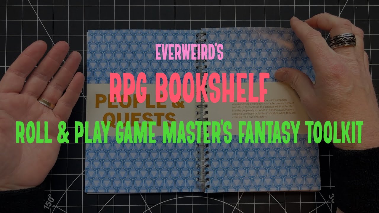 Набор инструментов для мастера ролевых игр Roll & Play Game Master's Fantasy - RPG Bookshelf