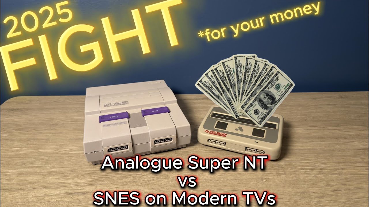 Аналог Super NT против SNES на современном телевизоре
