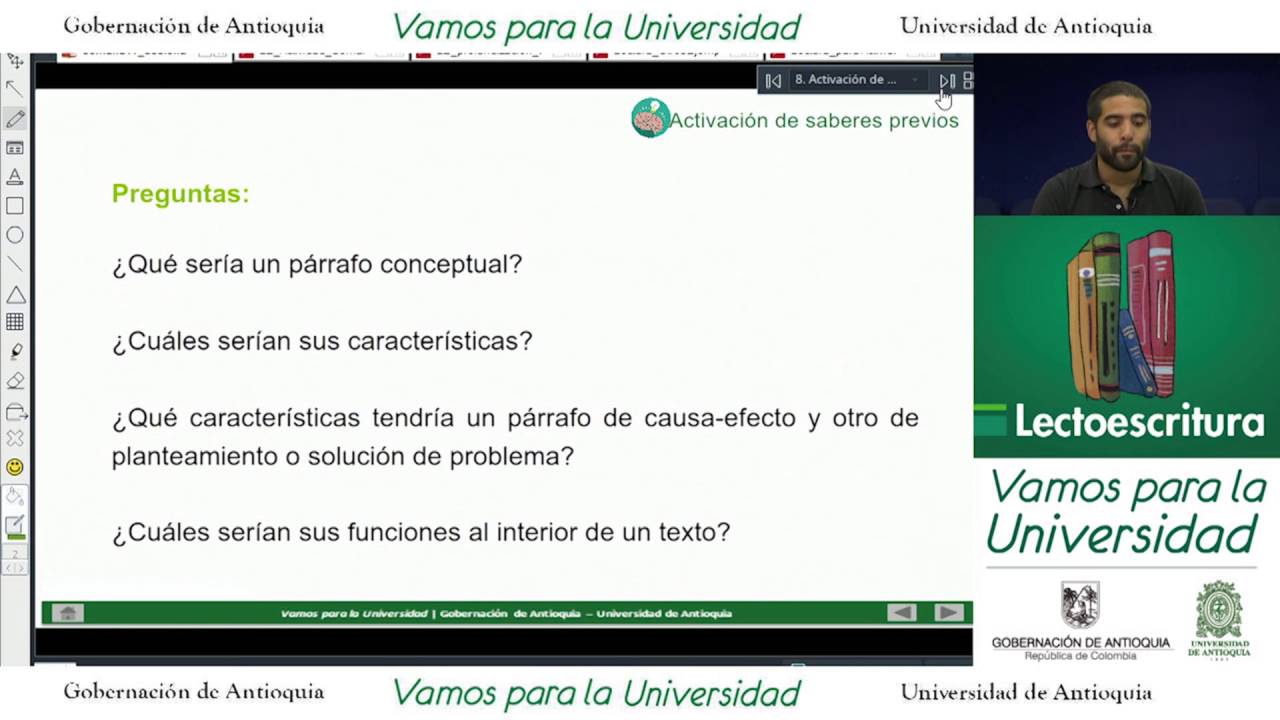 R Lectoescritura CLASE 22 (Juli&aacute;n Alzate) P&aacute;rrafos de contenido Causa efecto y ...