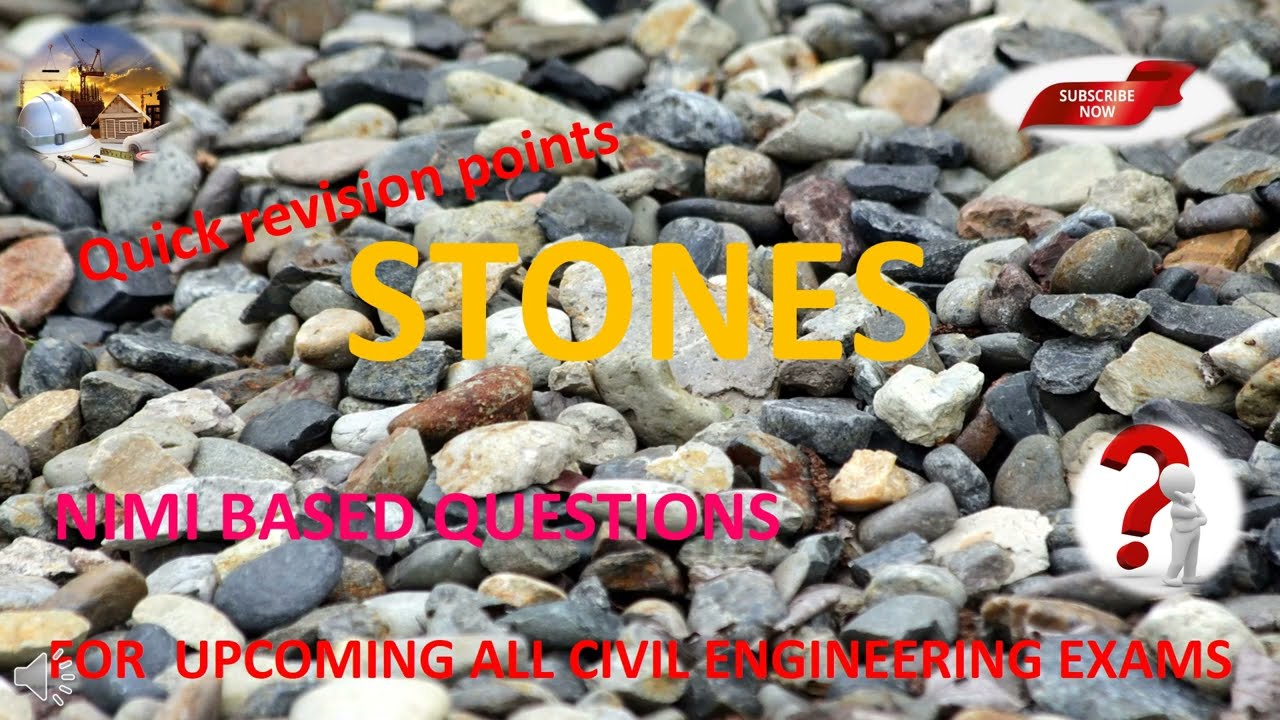STONE || QUICK REVISION POINTS || NIMI TEXT BOOK QUESTIONS||FOR UPCOMING ALL CIVIL ENGINEERING EXAMS