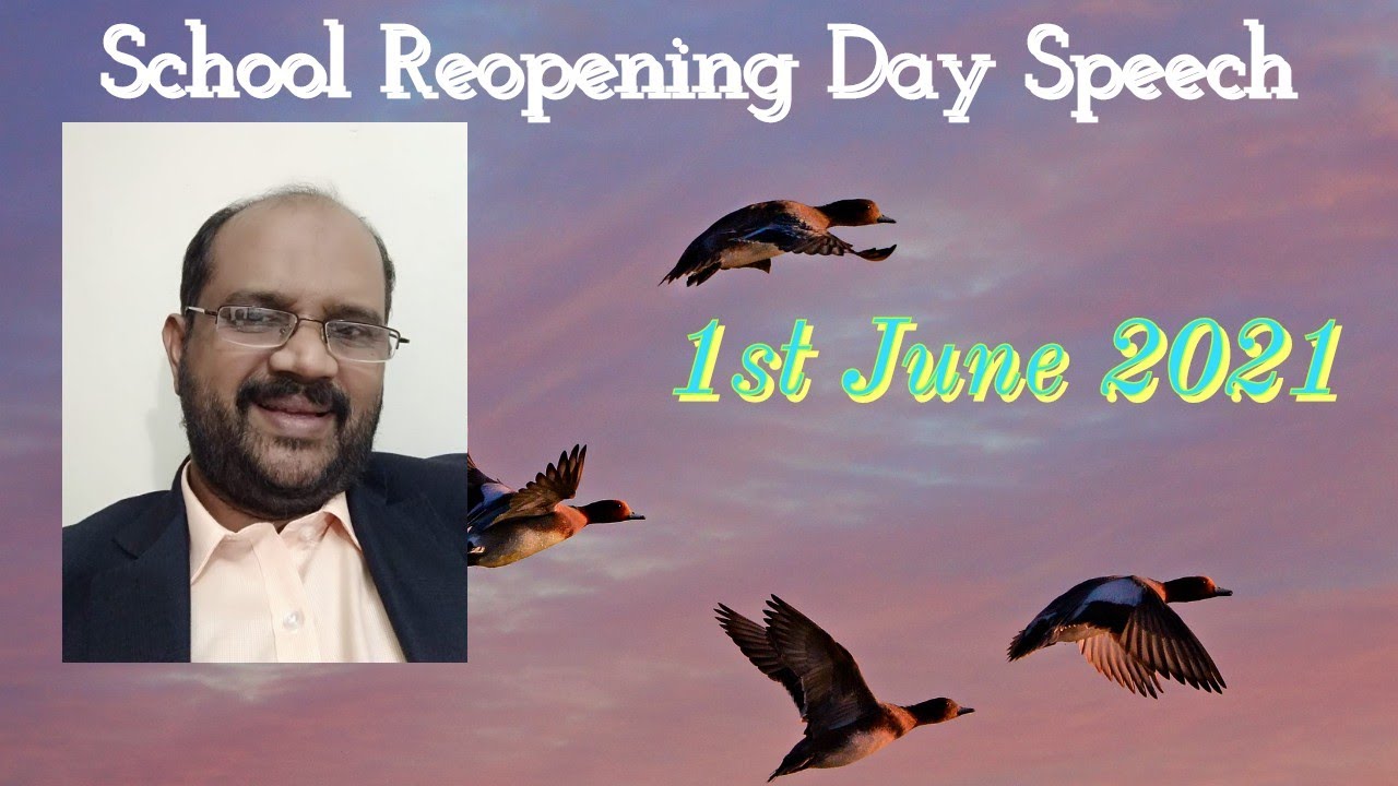 School Reopening Day Speech by Principal