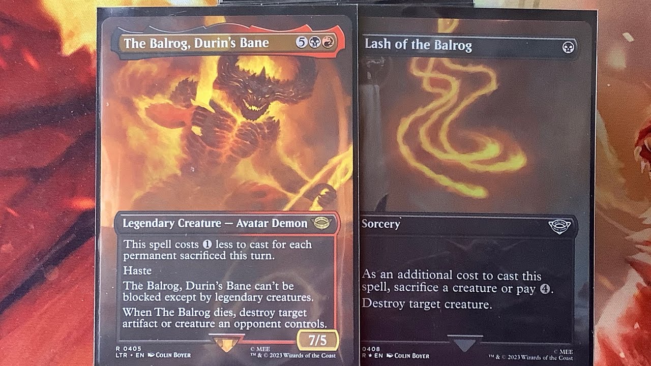 The Balrog, Durin’s Bane complete EDH deck tech! Rakdos Sac!