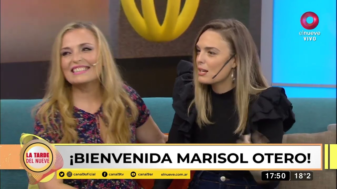 Flor Otero fue sorprendida por un familiar en medio de la nota: 