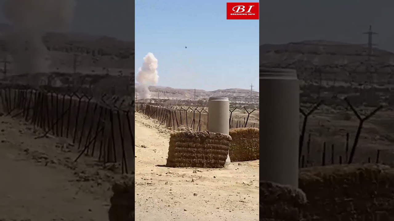 Israeli Helicopter Flies Over Suspected Iranian Drone Blast Site | Negev Desert Tensions Rise