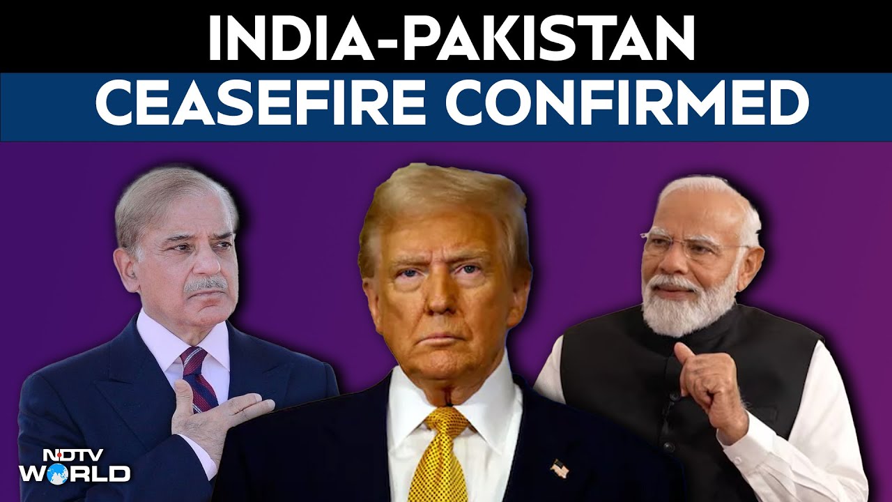 India Pakistan Truce | India Pak Ceasefire | India Pakistan Attack | NDTV World LIVE