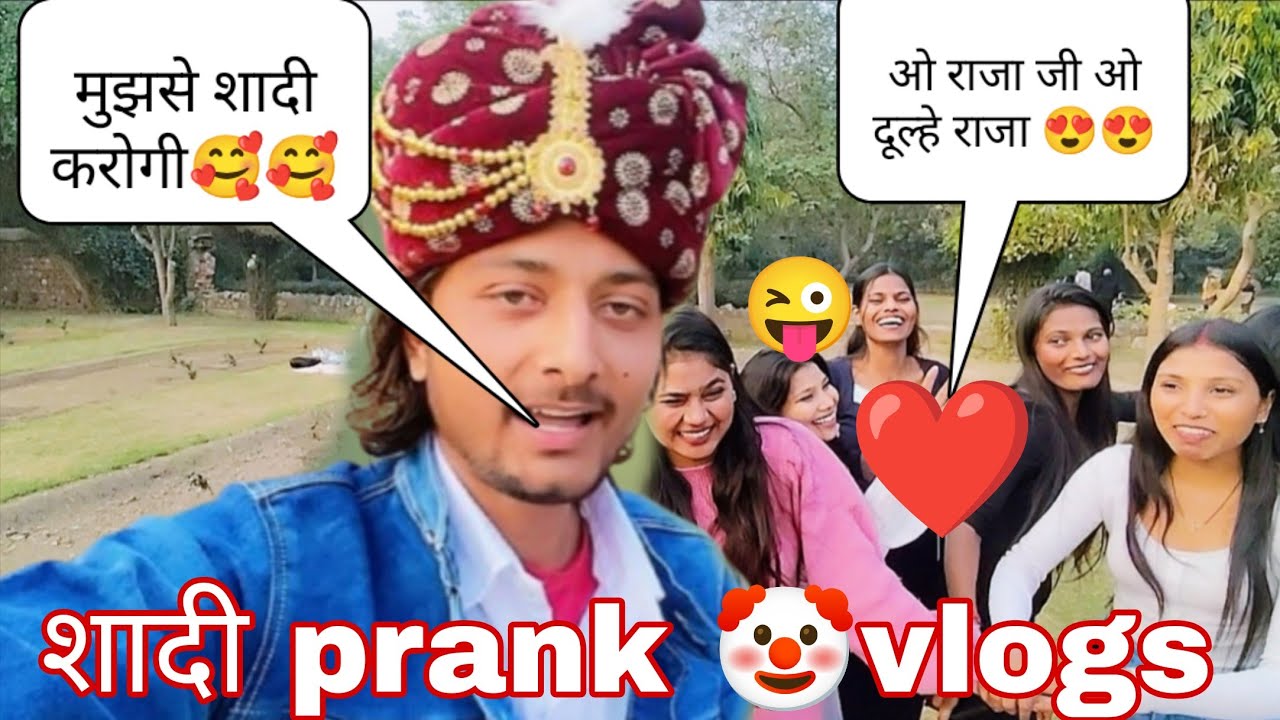    Shadi prank on Lodhi Garden in Delhi #prankvlogs #trendingvlogs @heart of prince vlogs #joke