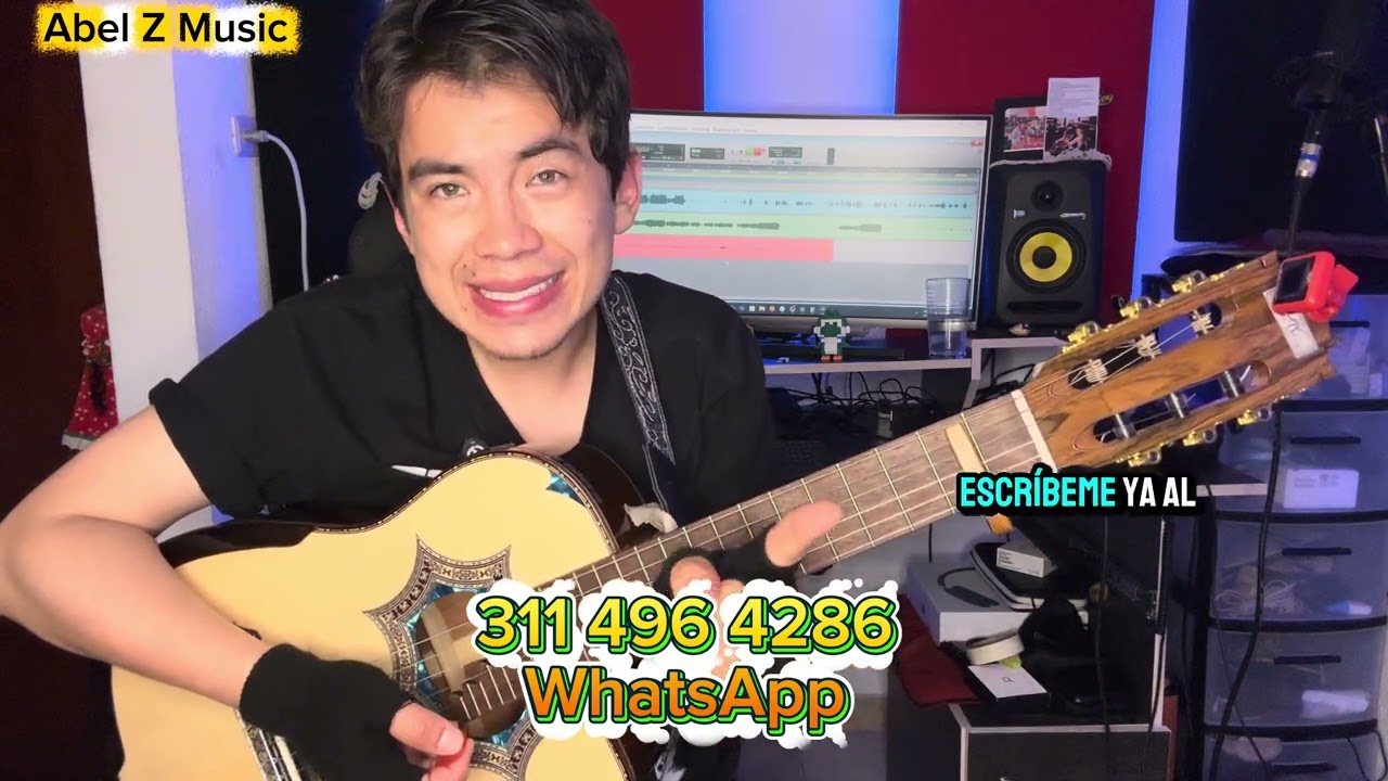 Cómo tocar EL MARINERO🛳️⚓️ en guitarra puntera/guitarra requinto, tutorial completo Abel Z Music 4K